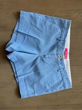 Lilly Pulitzer Sky Blue Tailored Women's Shorts